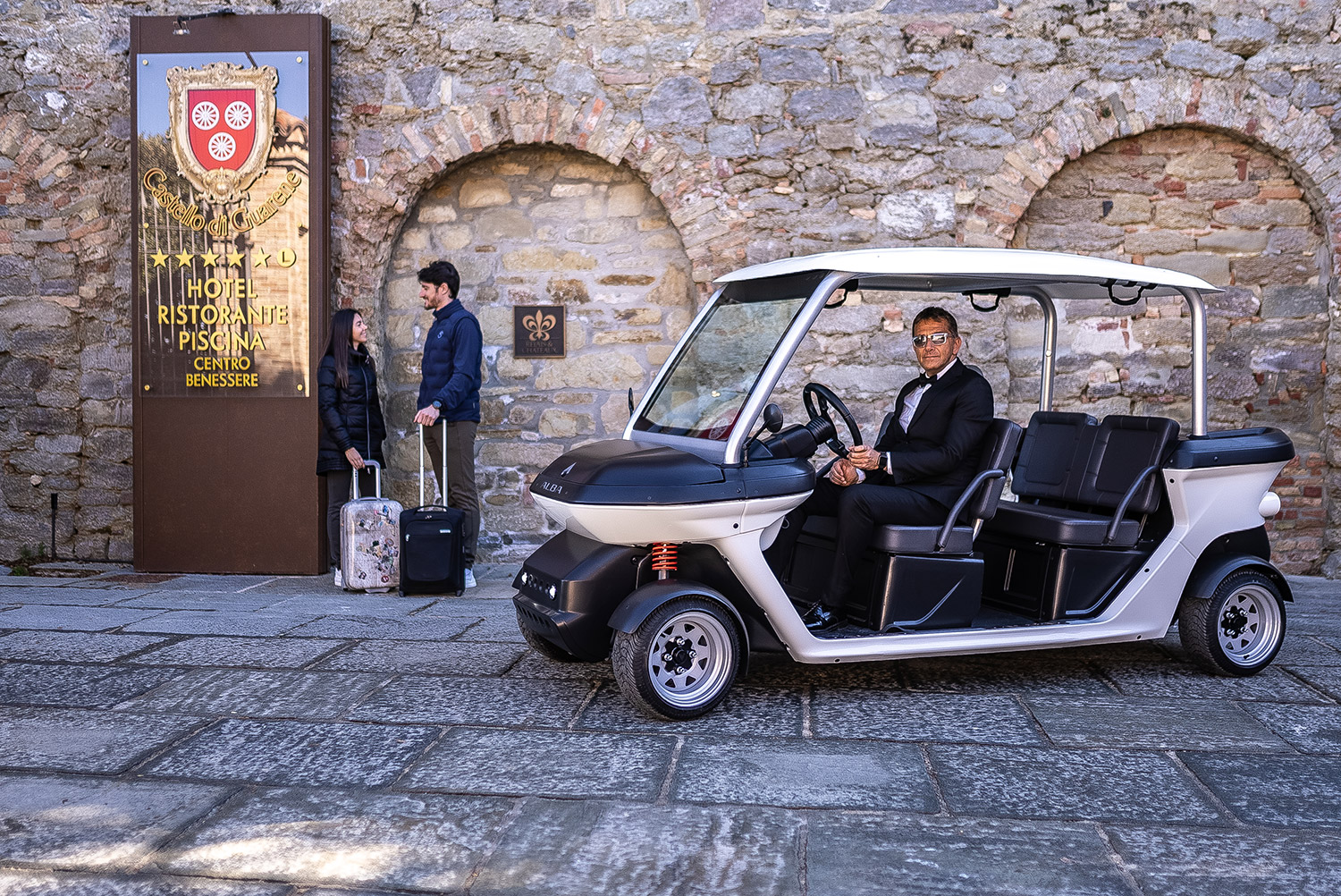 Electric vehicles for hotels, resorts and campsites
